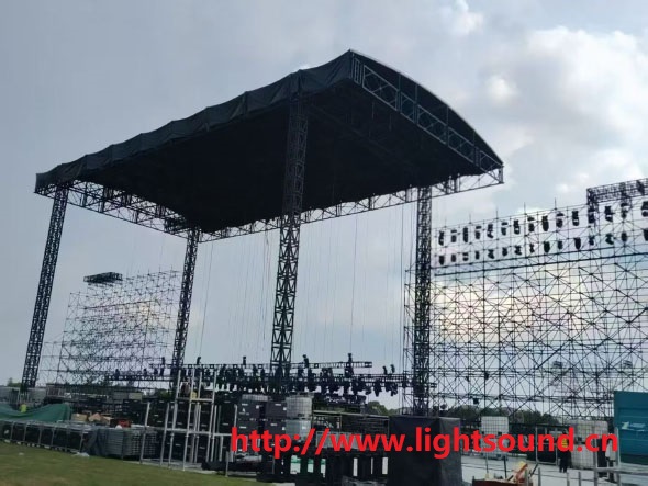 电缸升降重型雨棚结构